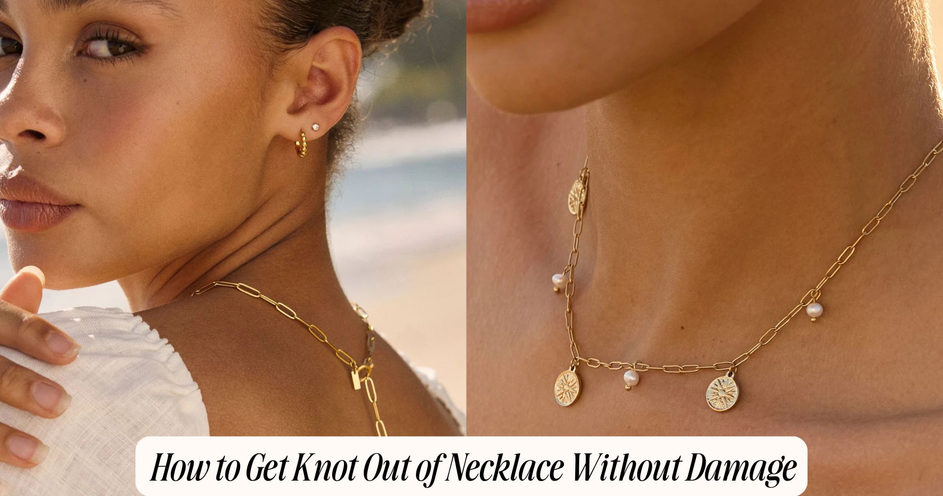 how to get knot out of necklace