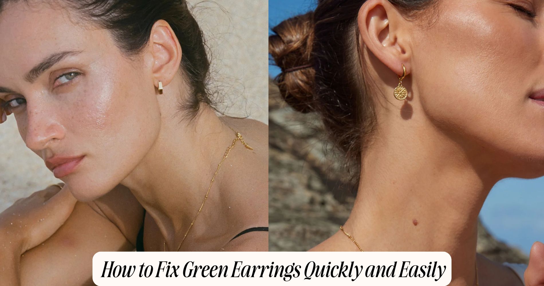 how to fix green earrings