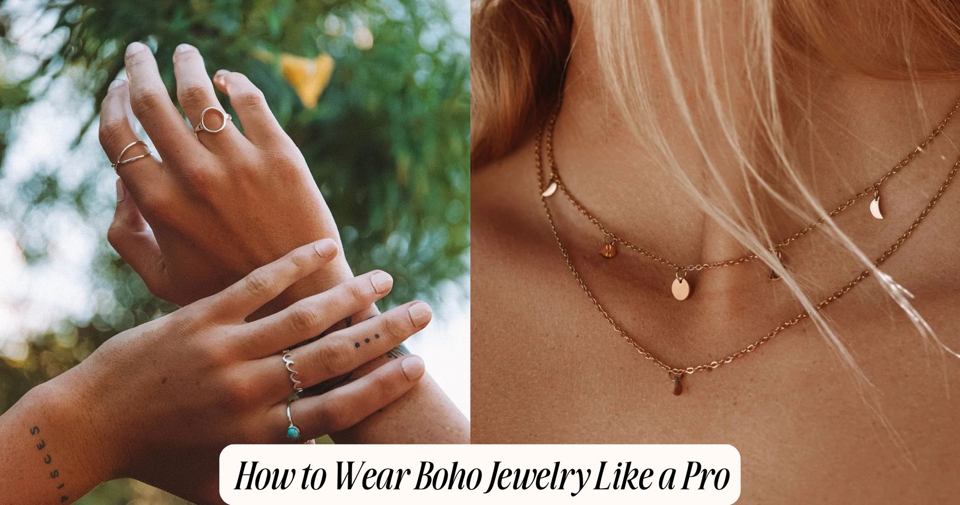 how to wear boho jewelry​