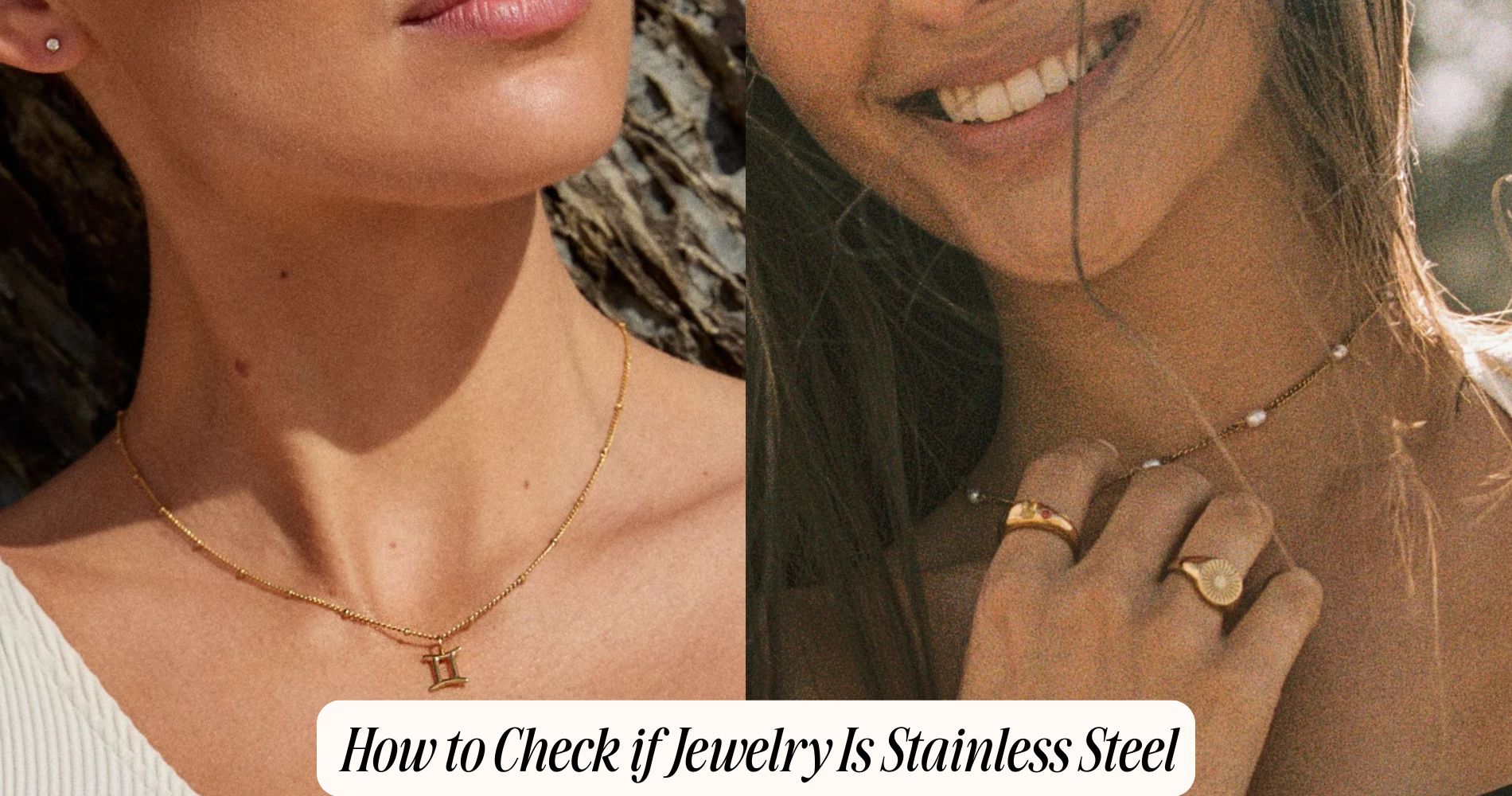 how to check if jewelry is stainless steel