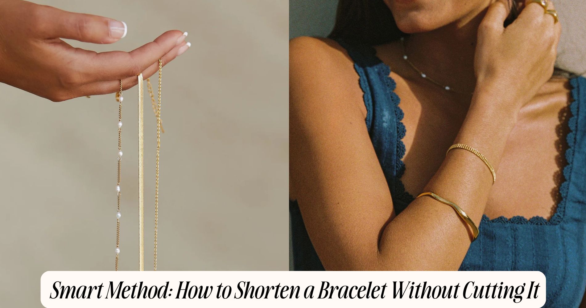 how to shorten a bracelet without cutting it