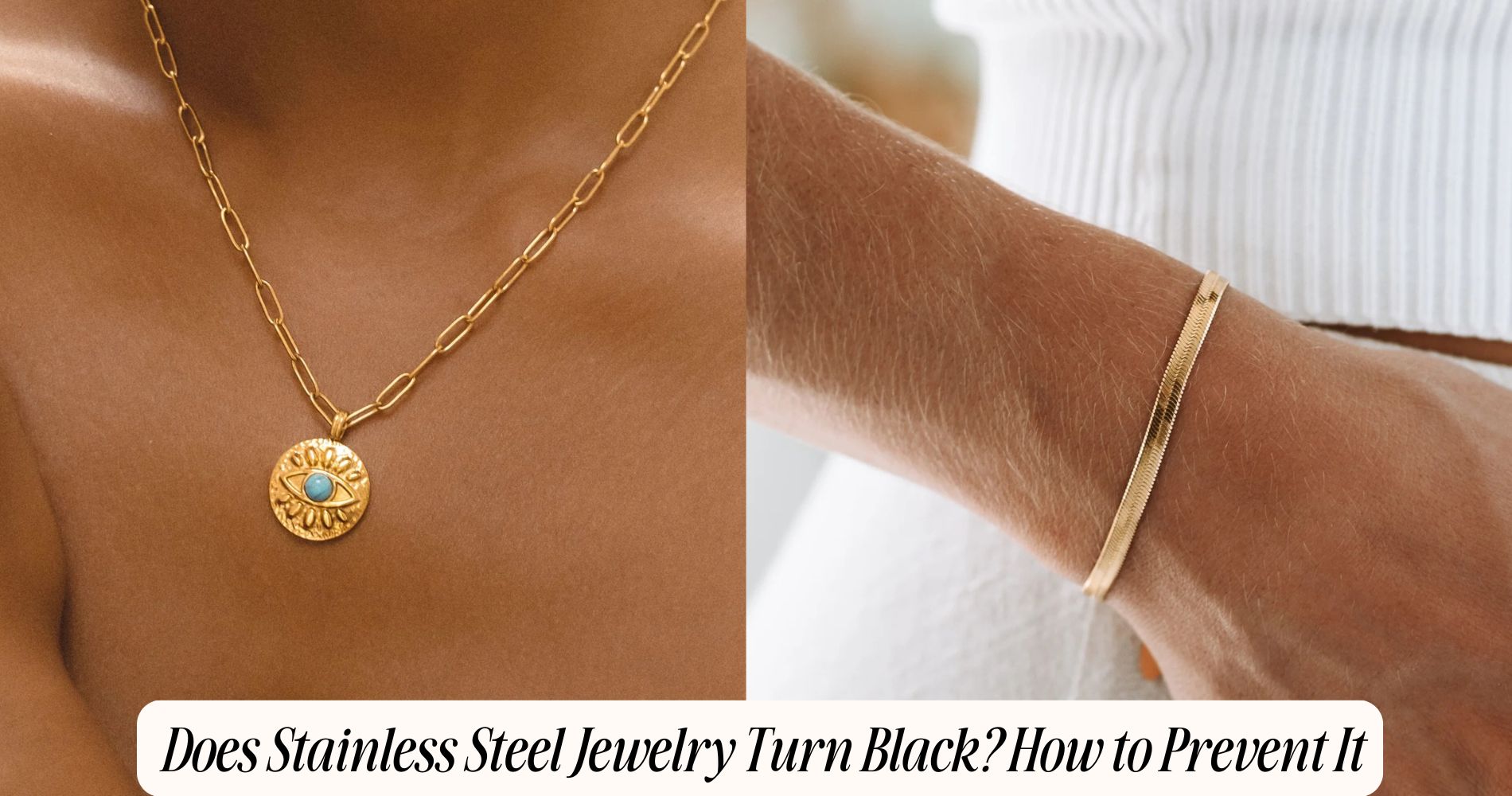 does stainless steel jewelry turn black