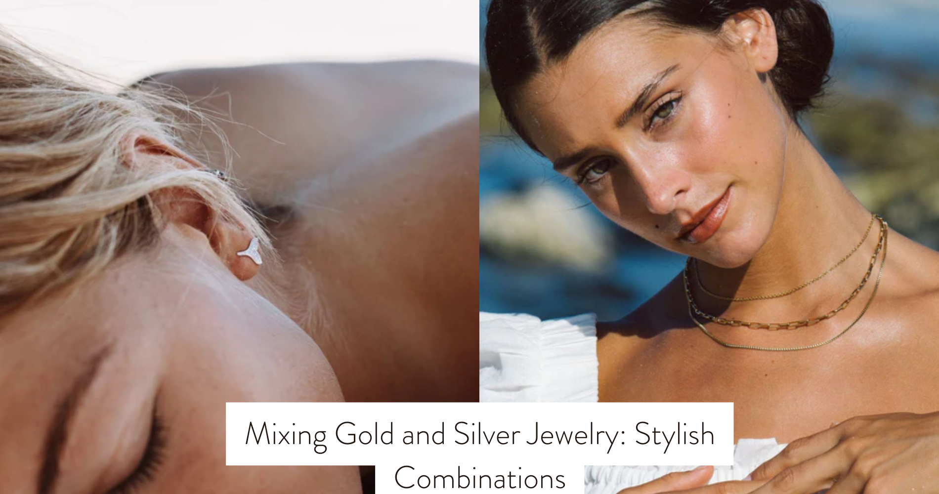 gold and silver jewlery together