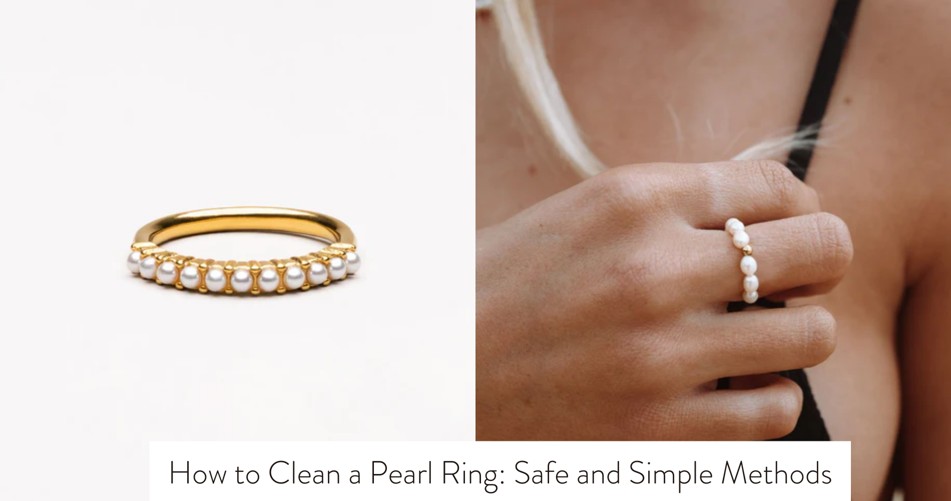 how to clean a pearl ring
