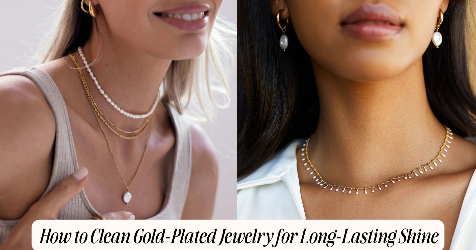 how to clean gold plated jewelry