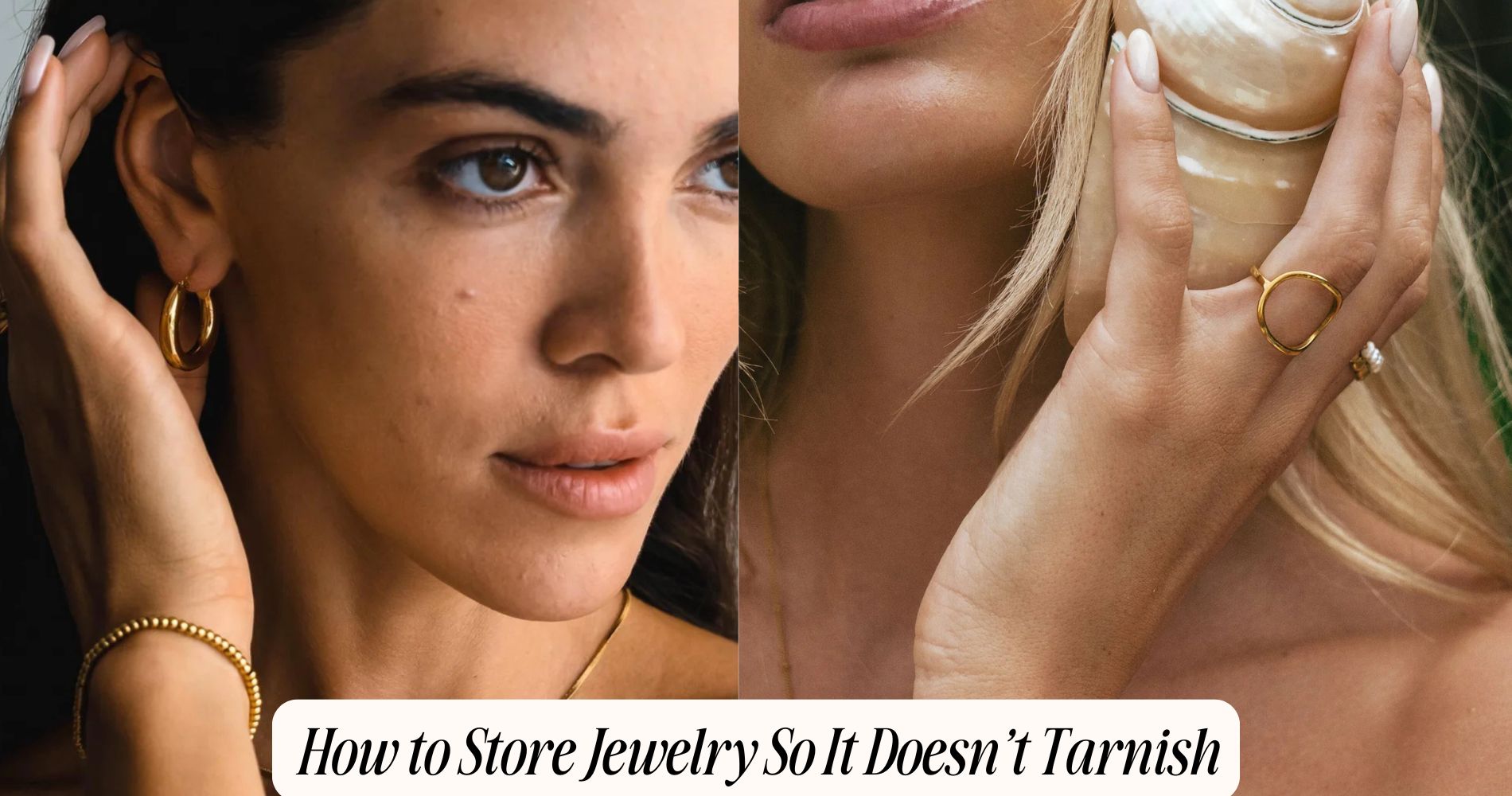 how to store jewelry so it doesn't tarnish​