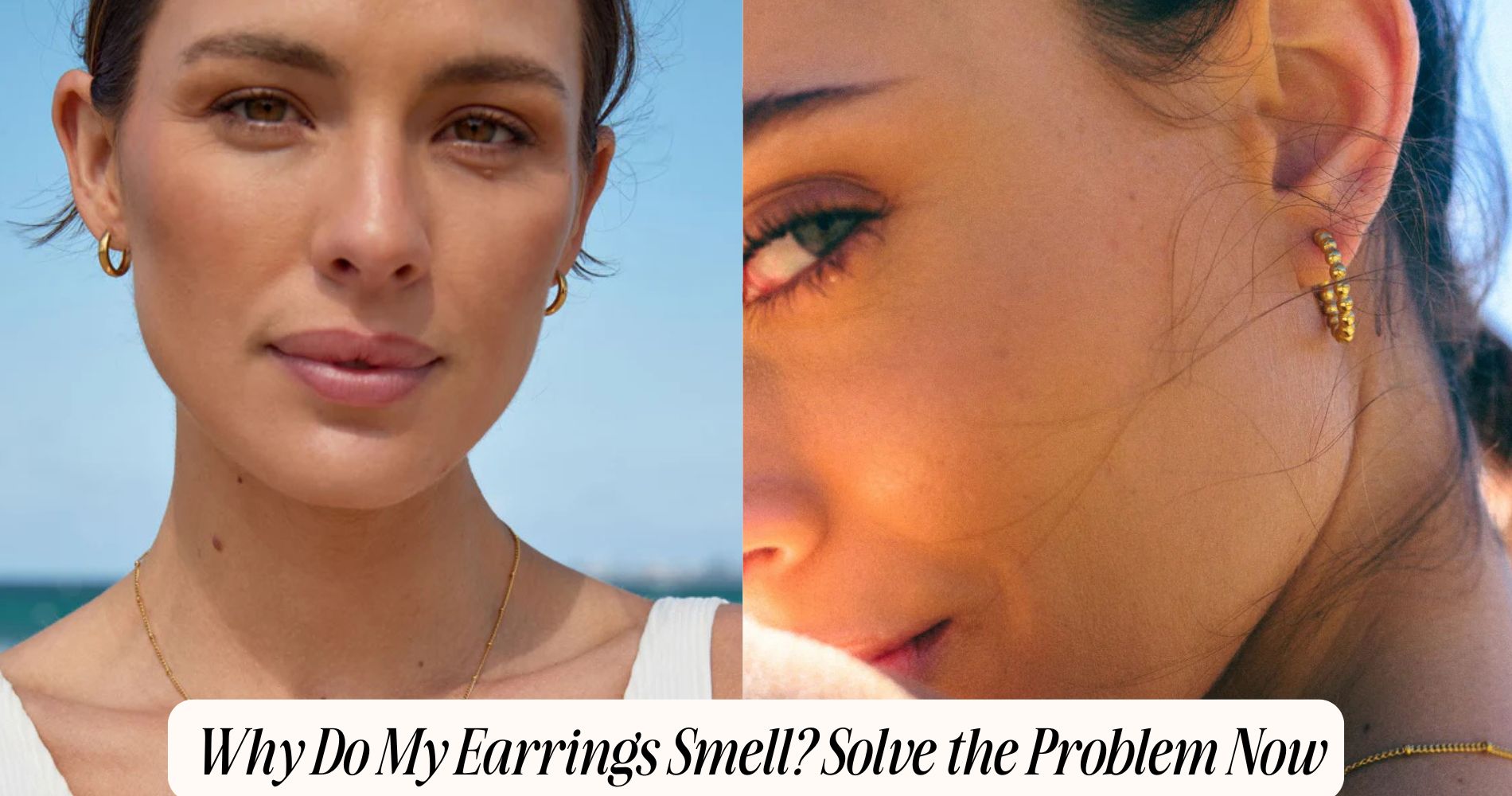 why do my earrings smell​