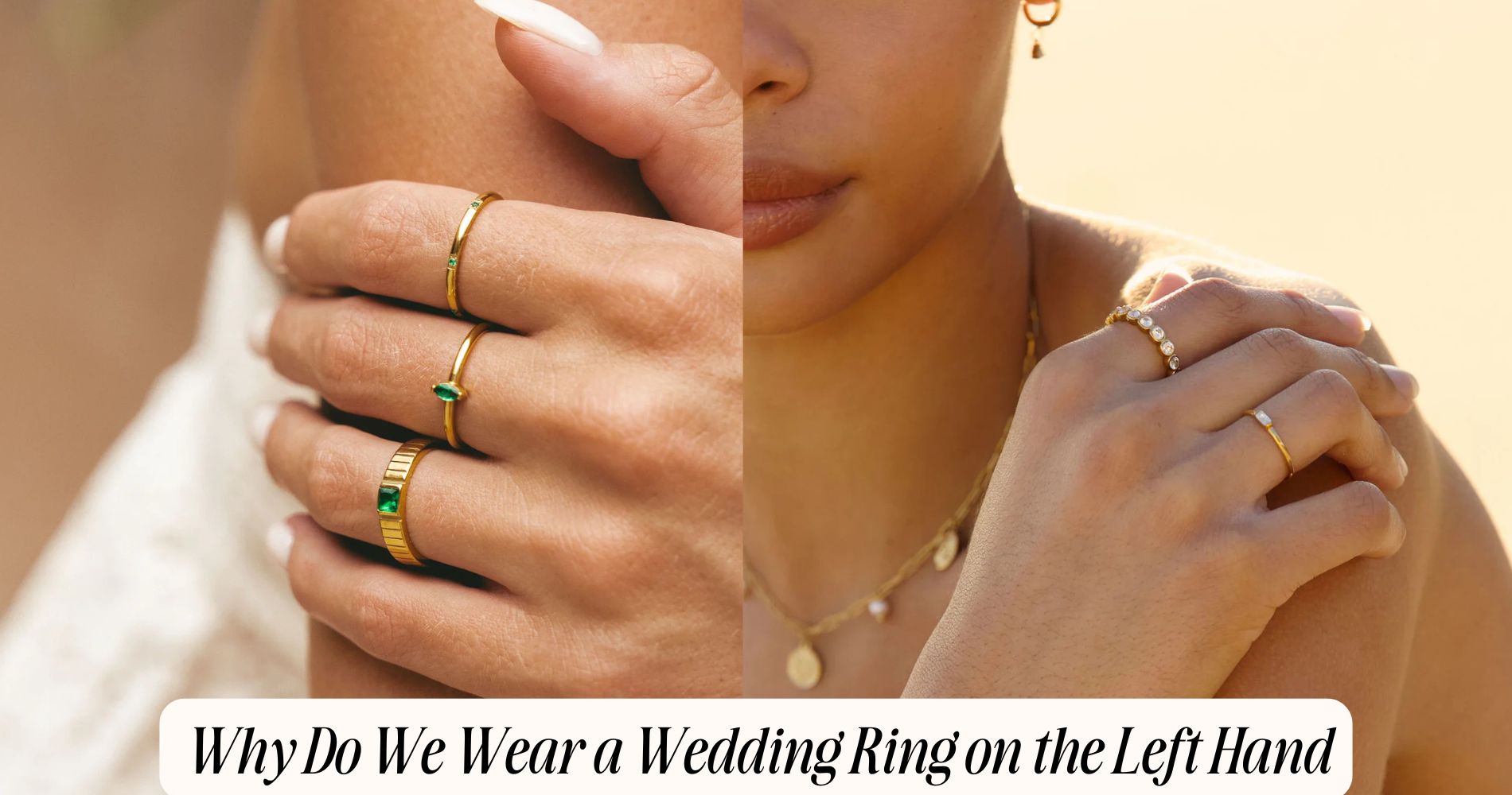 wear a wedding ring on the left hand