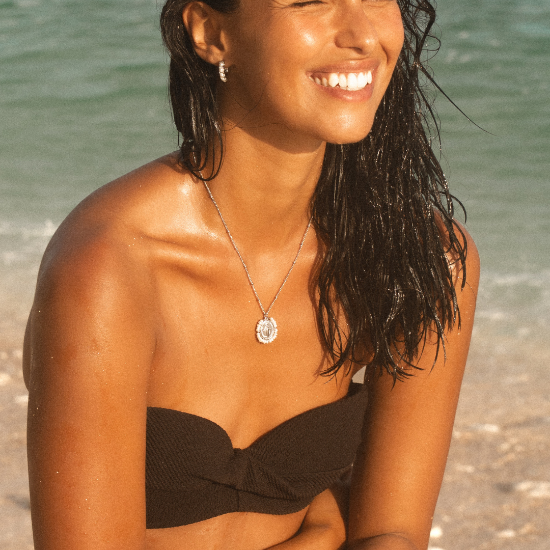 Silver Medallion Necklace