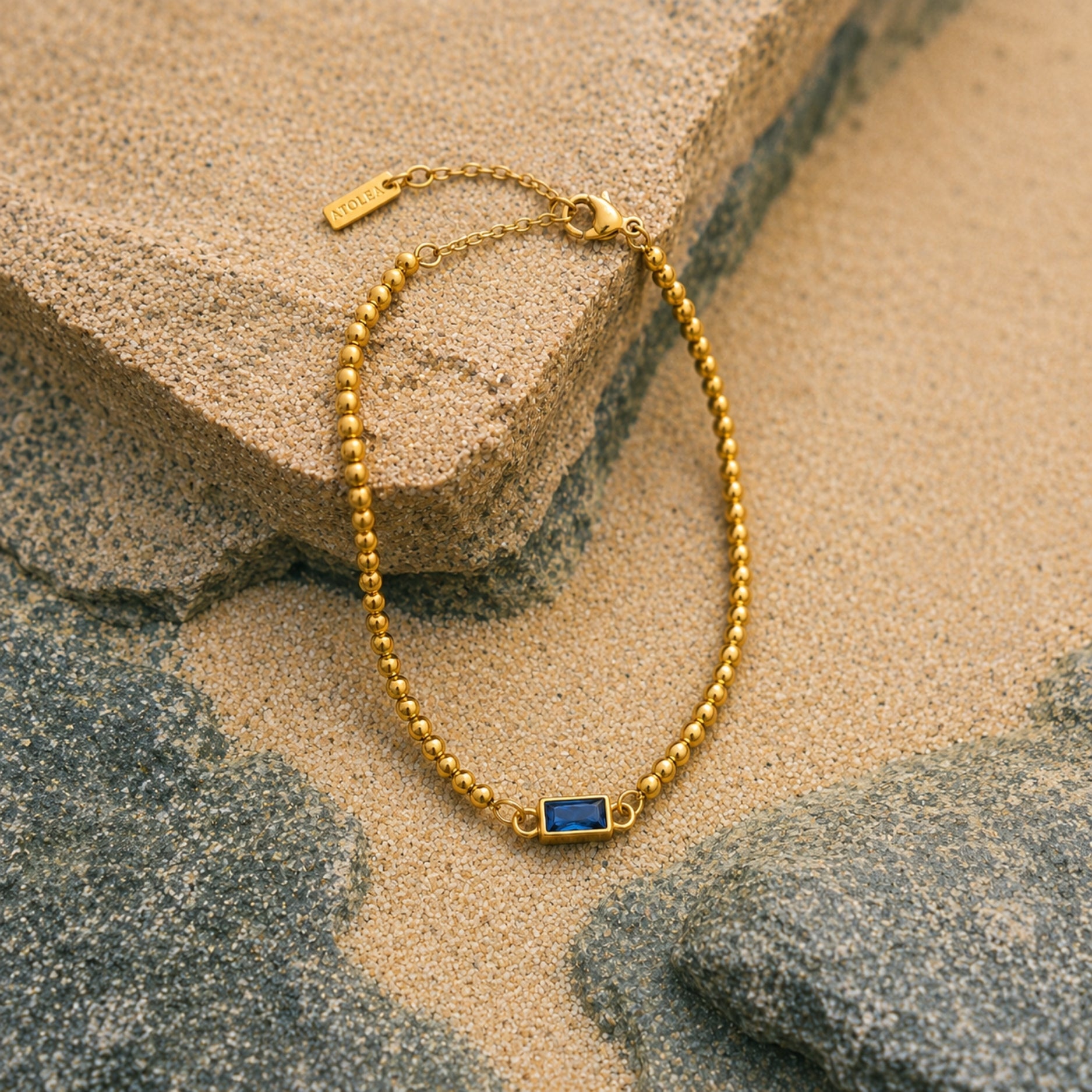 Birthstone Bracelet Blue