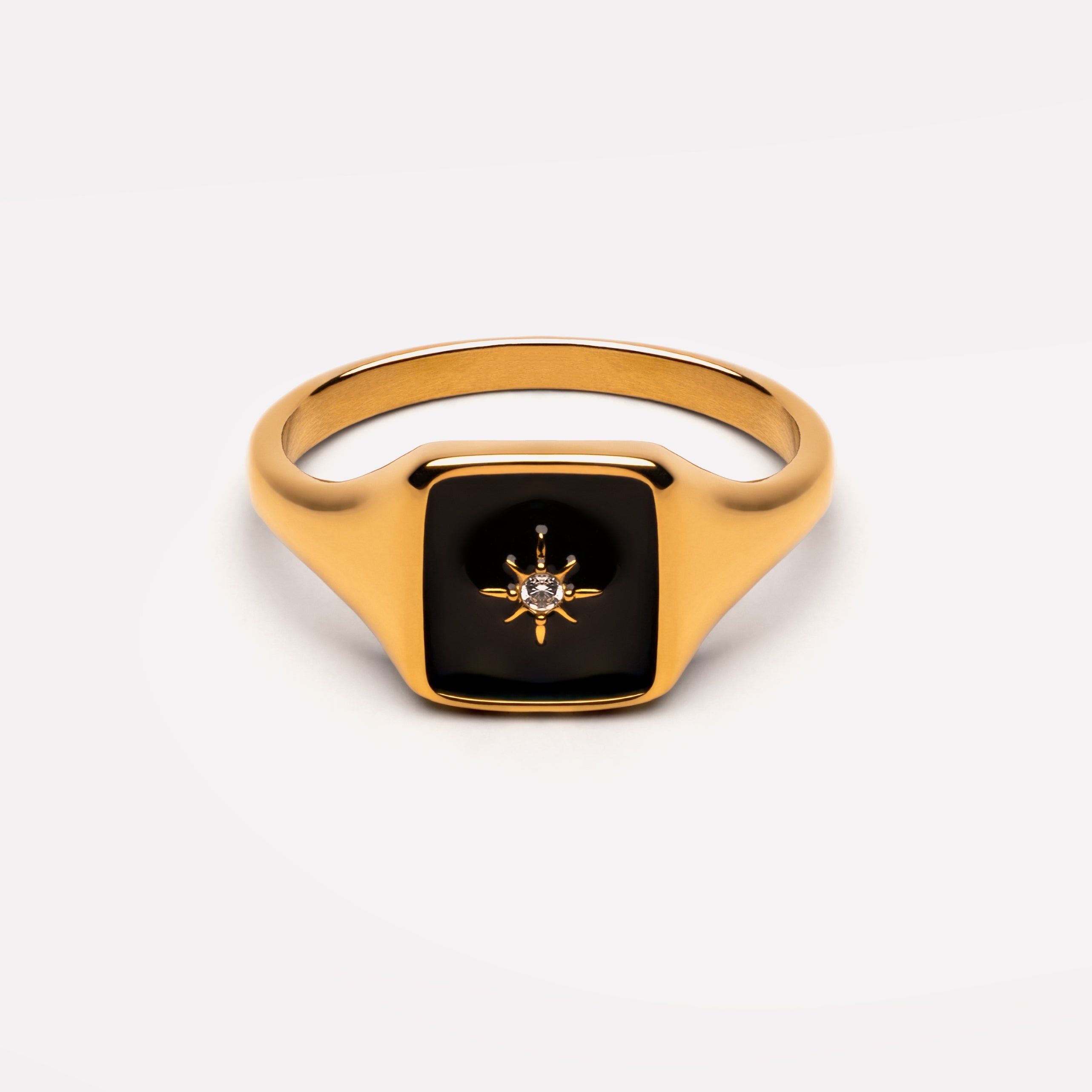 Black Enamel Band