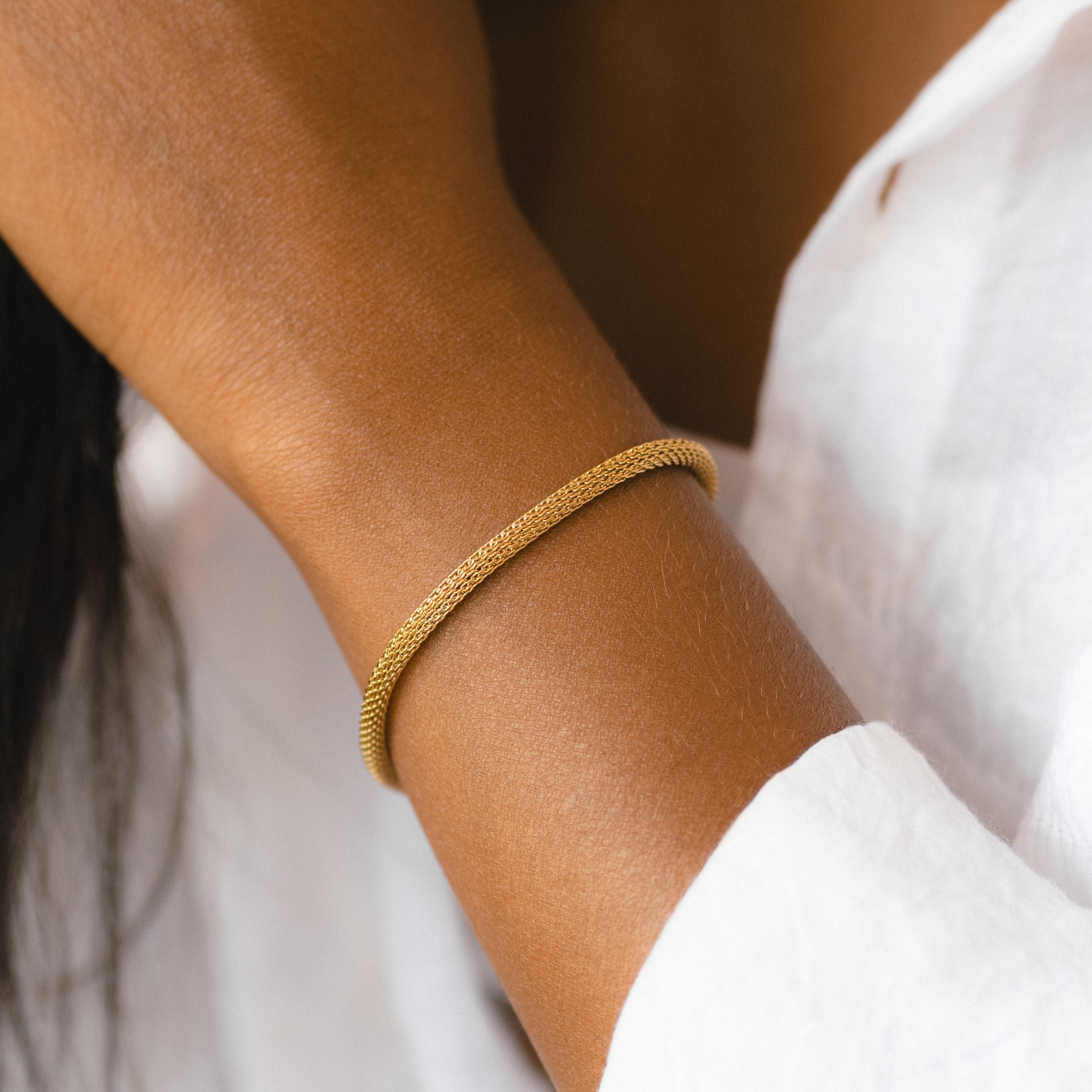 Everyday Gold Woven Bracelet