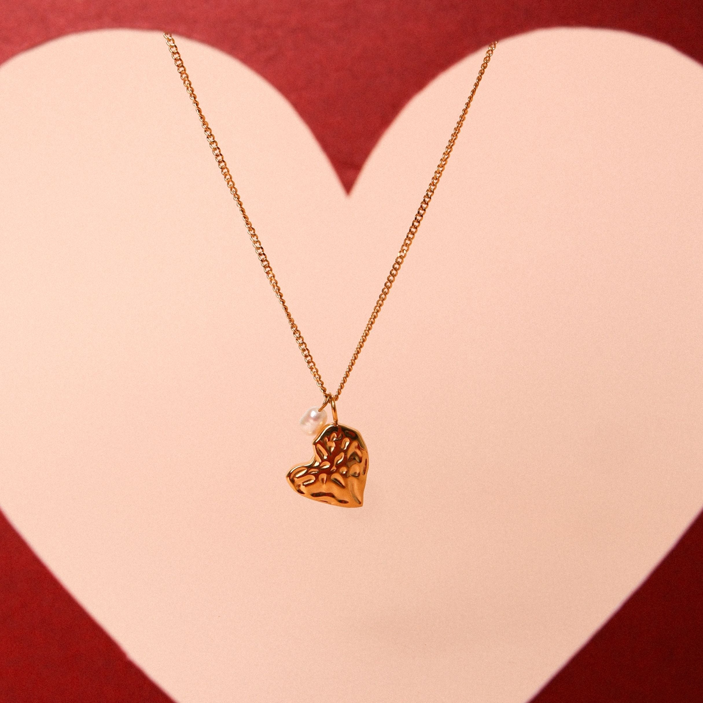 Gold Valentines Pendant