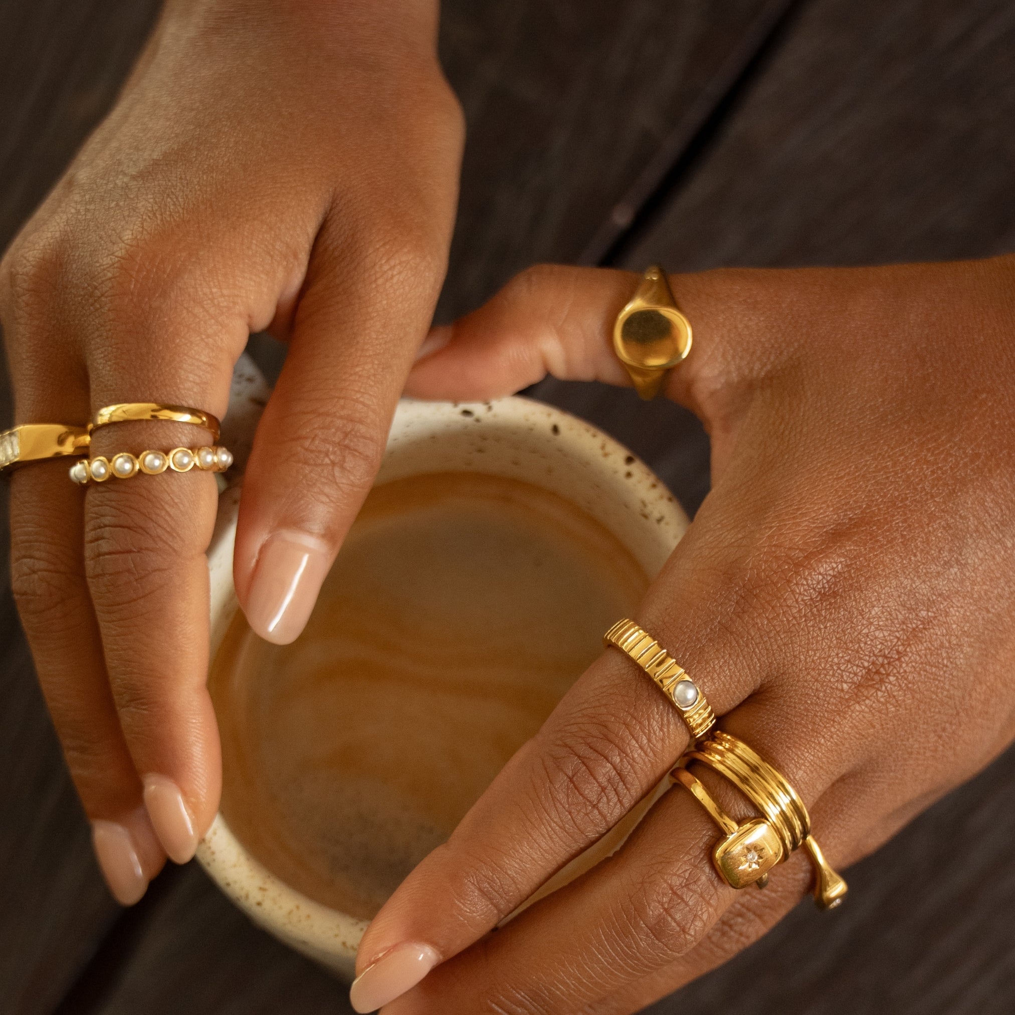 Gold Waterproof Band