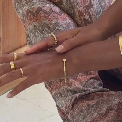 Mirari Cuff Reflection Cuff Sparkle Open Cuff