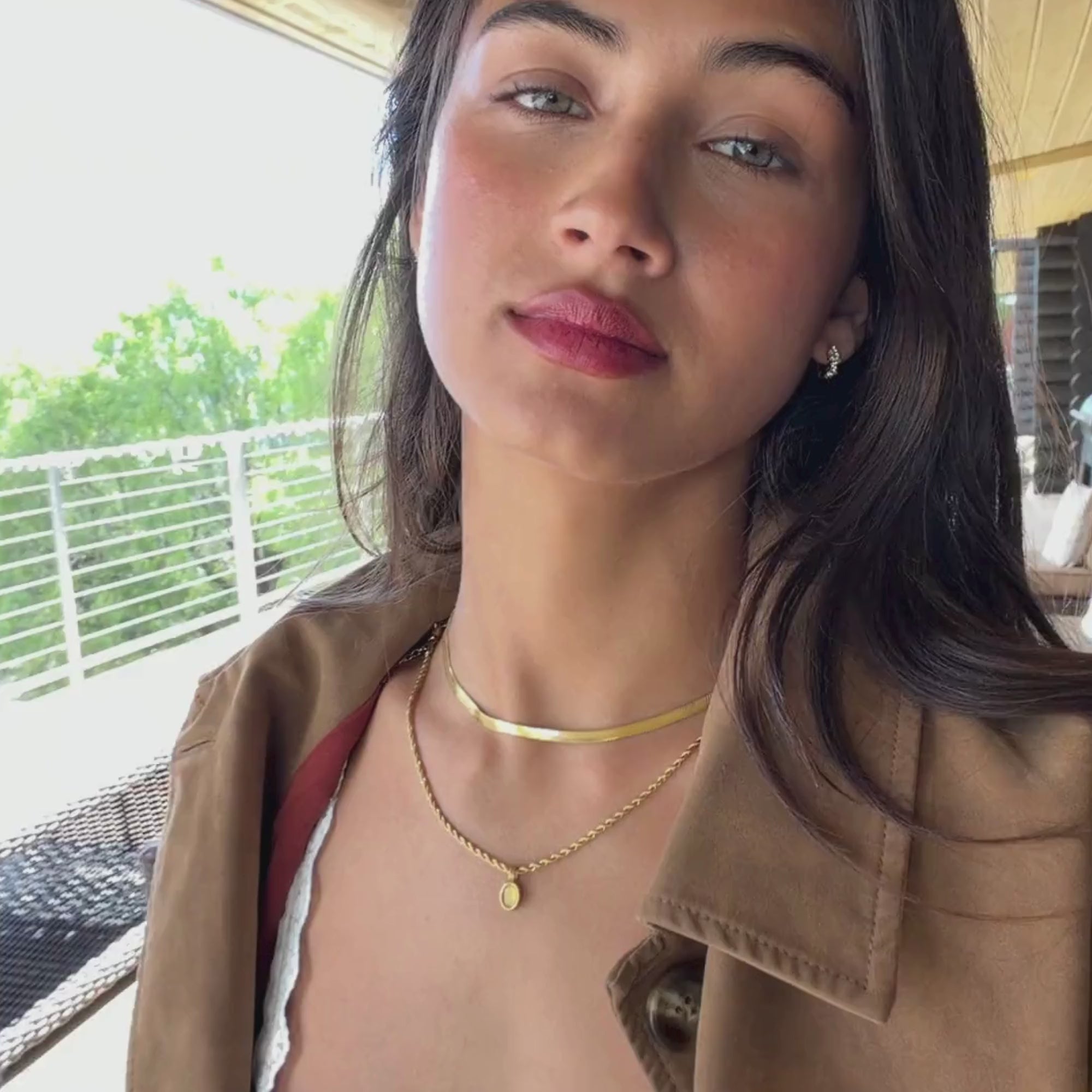 Green Stone Necklace