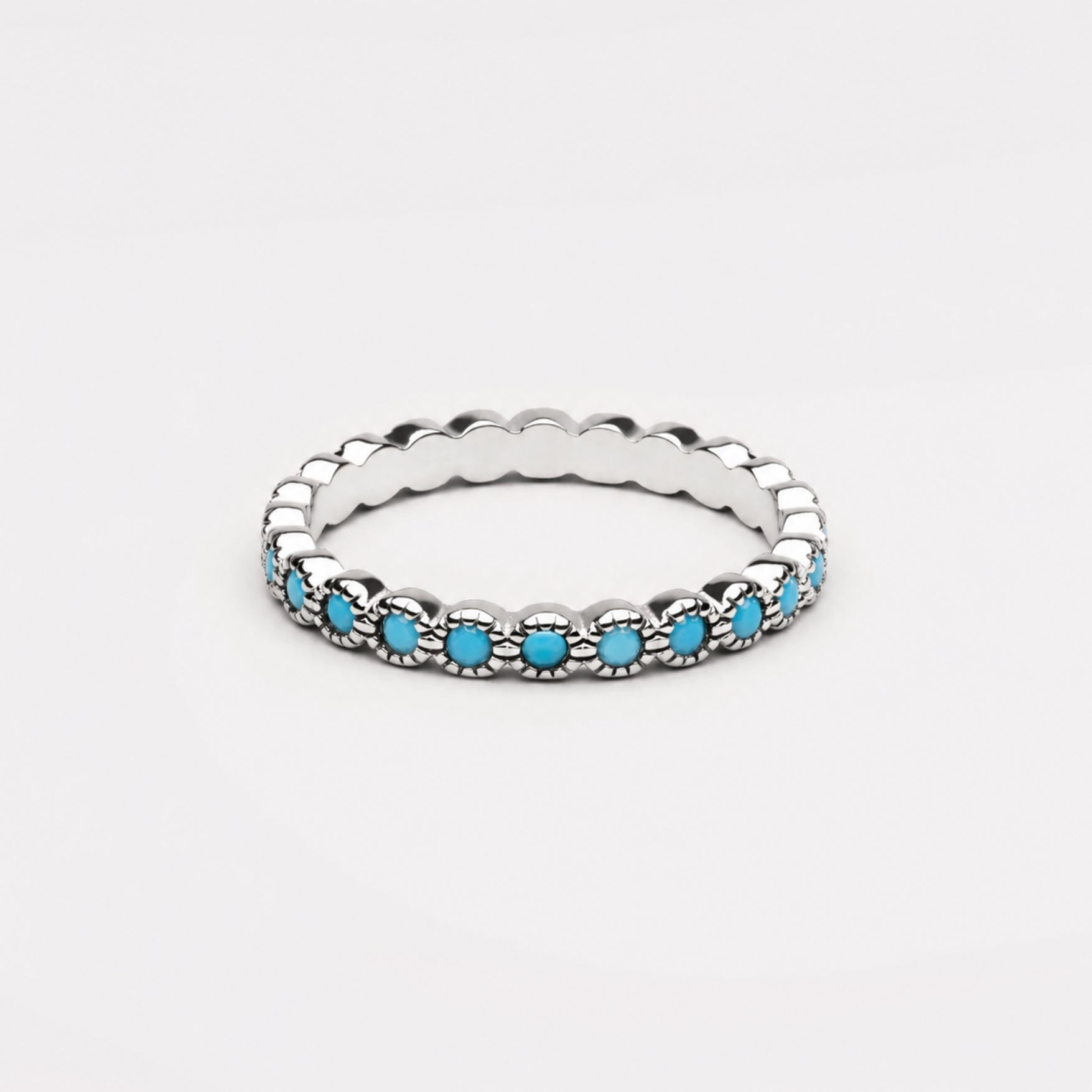 Silver Azure Ring